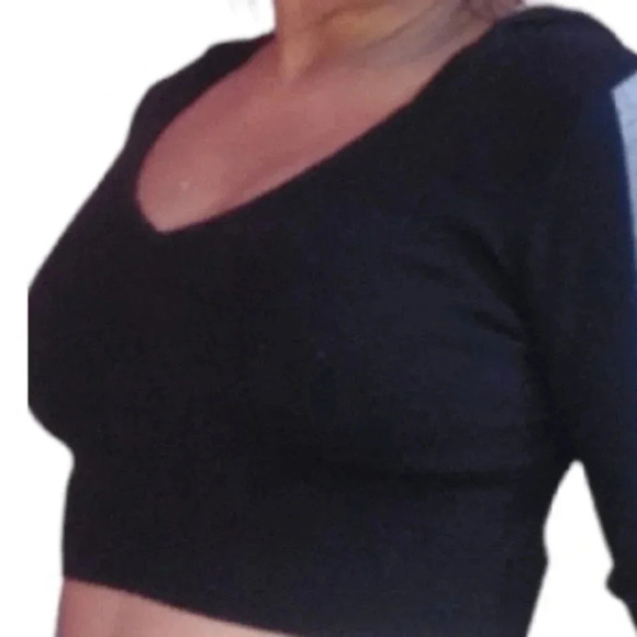 36Point5 Sweater Y2K Size Medium Black/Grey - Picture 3 of 16